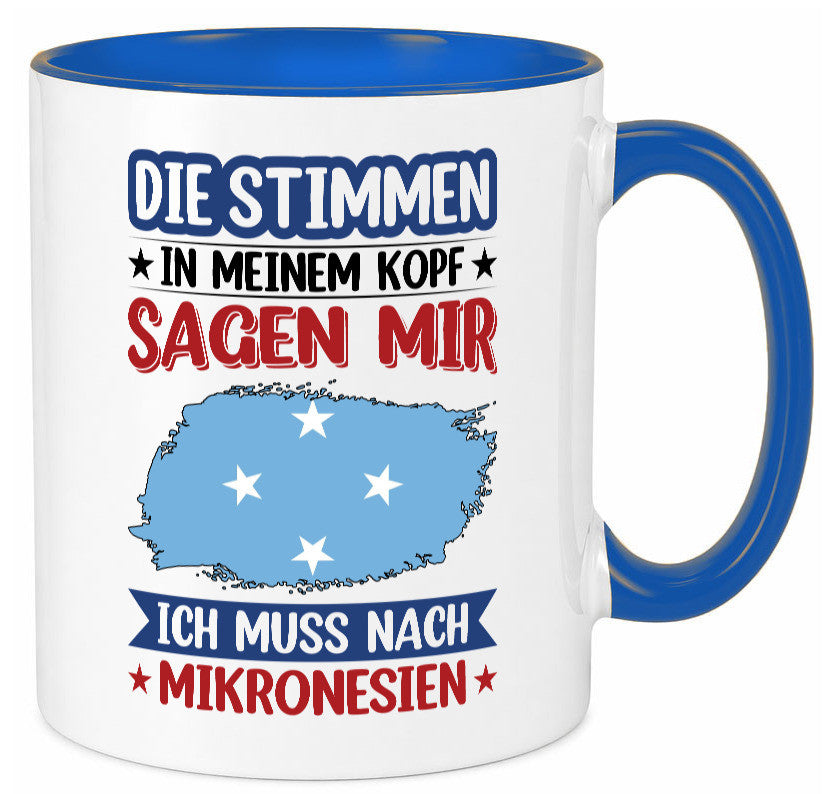 Mikronesien | Urlaub Stimmen in meinem Kopf Traumland Geschenk Humor
