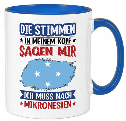 Mikronesien | Urlaub Stimmen in meinem Kopf Traumland Geschenk Humor