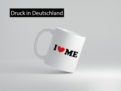 I love me vl8 Geschenk Humor Geschenkidee lustiger Spruch Tasse