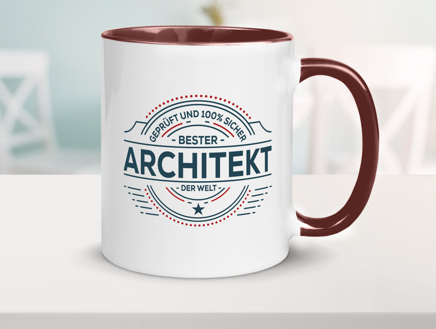 Geprüft und sicher: Architekt | Architektur Büro lustiger Spruch Geschenk