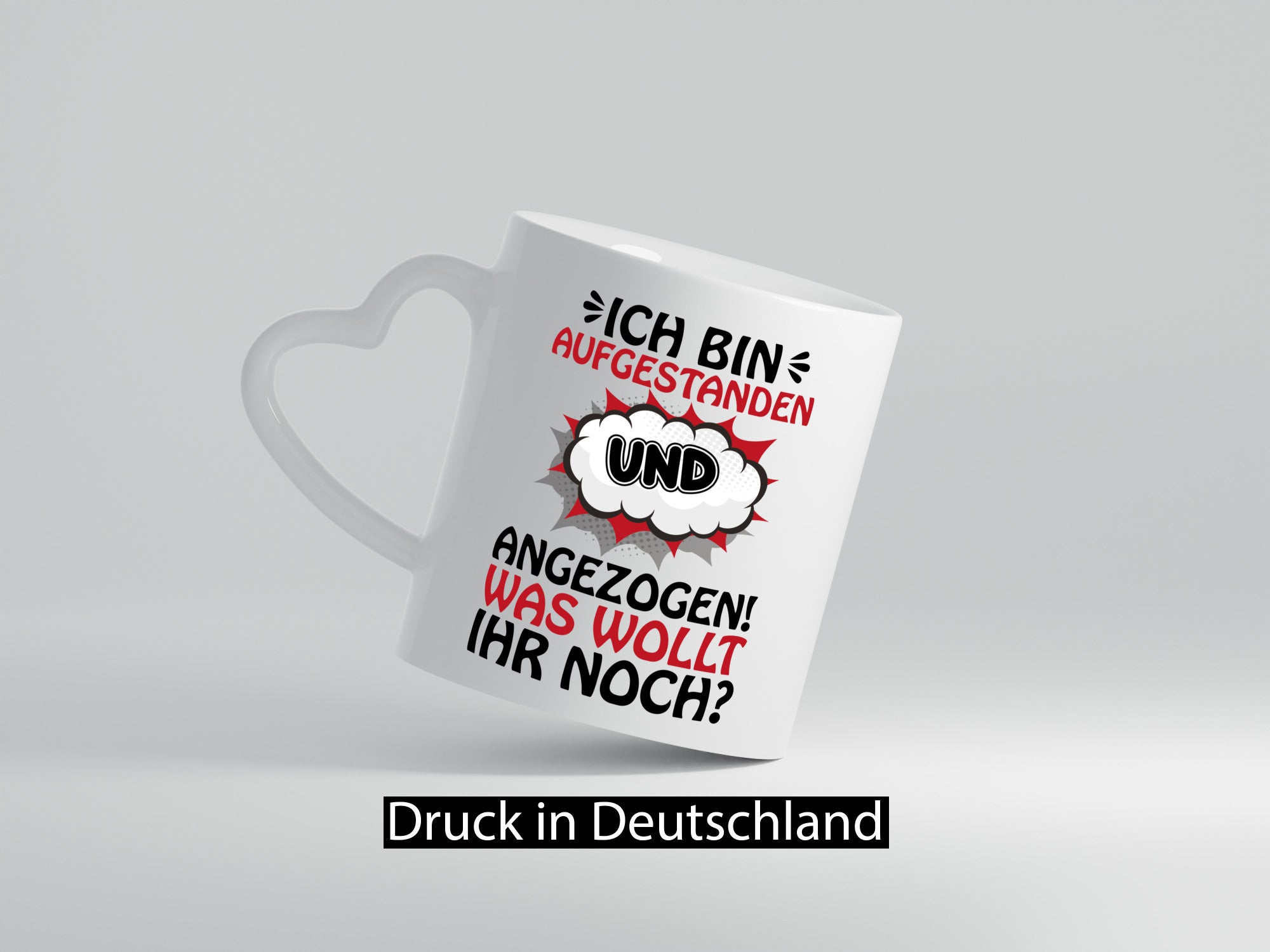 Ich bin aufgestanden und angezogen Geschenk Humor Geschenkidee lustiger Spruch