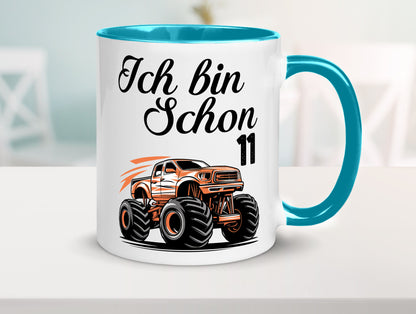 11. Geburtstag | Monster truck 11 Jahre lustiger Spruch Geschenk Geschenkidee