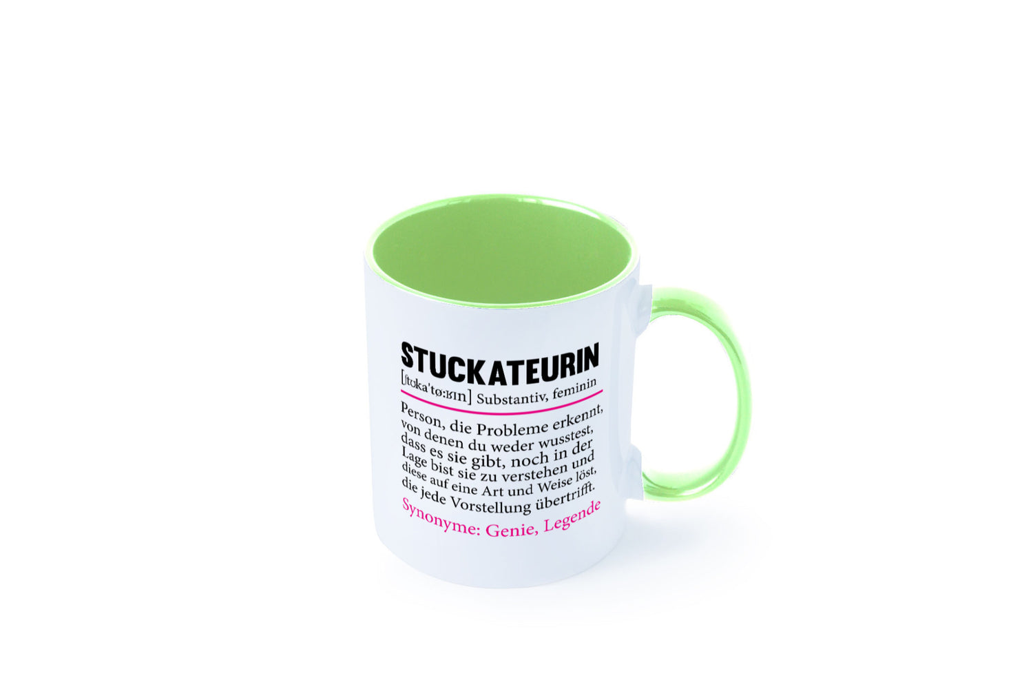 Stuckateurin | Innenausbau Beruf Humor Spruch Arbeit Kollegen Büro Geschenkidee