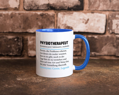 Physiotherapeut | Beruf Spruch Text lustig v2 Humor Arbeit Kollegen Büro