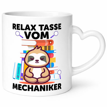 Relax Tasse: Mechaniker | KFZ Werkstatt lustig Humor Geschenkidee Geschenk Tasse