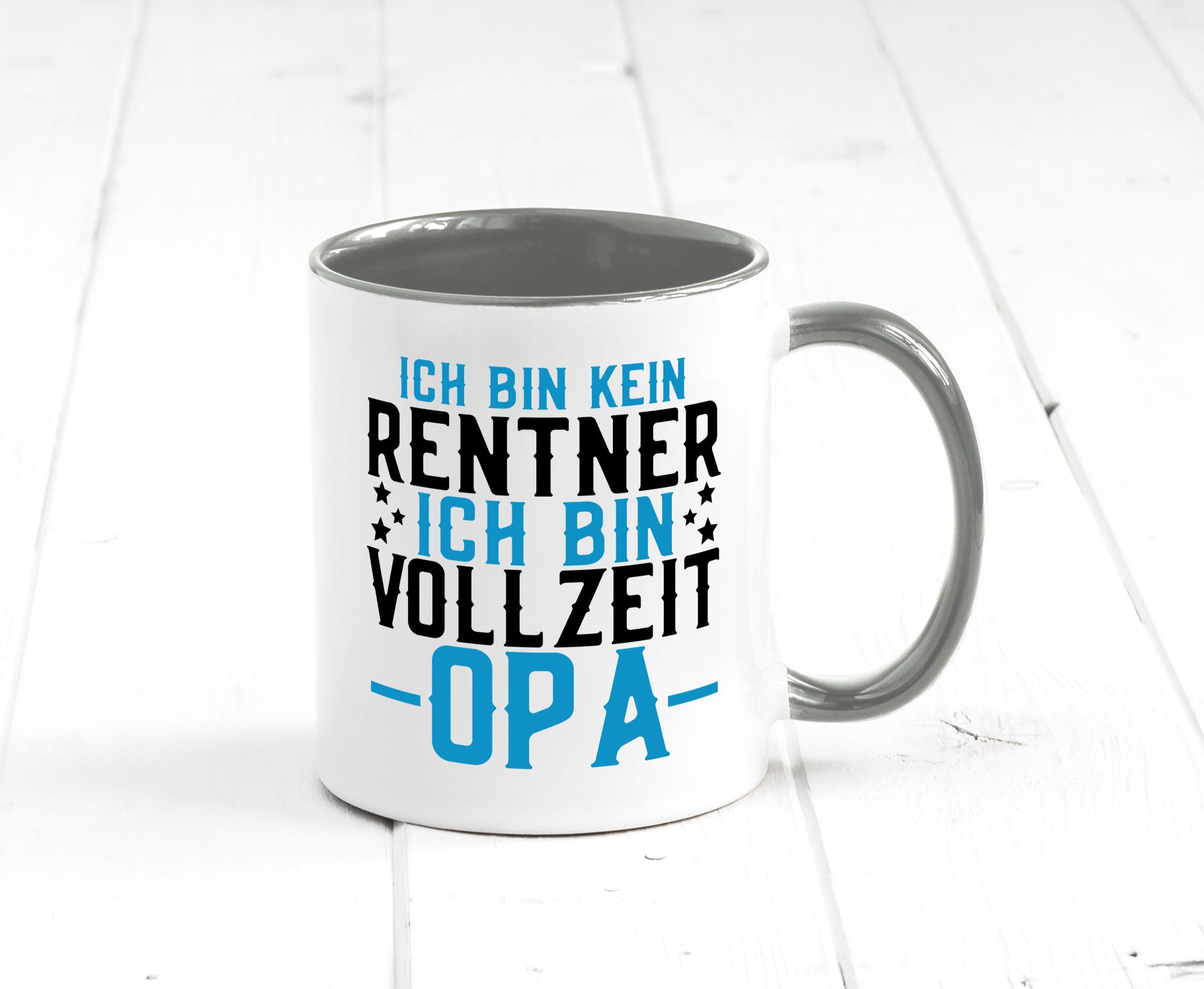 Rentner | Vollzeit Opa Pension Ruhestand Großvater lustiger Spruch Geschenk