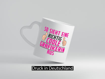 Richtig Coole Grafikerin | Grafik Design Grafikdesign Humor Geschenkidee Tasse