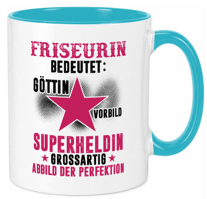 Bedeutung von Friseurin | Friseuse Frisörin lustiger Spruch Geschenk Humor