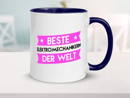 Beste Elektromechanikerin | Mechanikerin Humor Geschenkidee Tasse