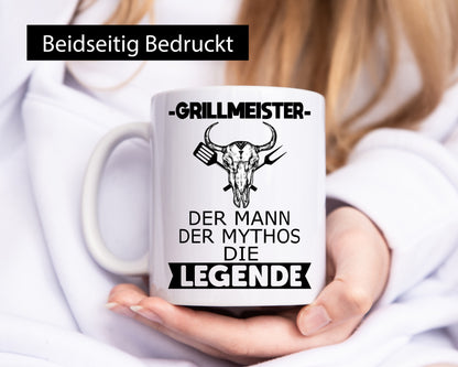 Grillmeister | Der Mann Mythos Die Legende Geschenkidee Humor Tasse