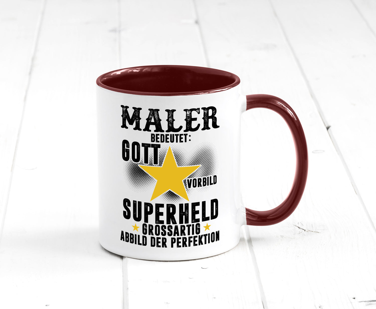 Bedeutung von Maler | Malerei Humor Geschenkidee Tasse