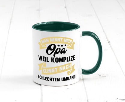 Man nennt mich Opa | Bester der Welt Humor Familie Geschenkidee Tasse