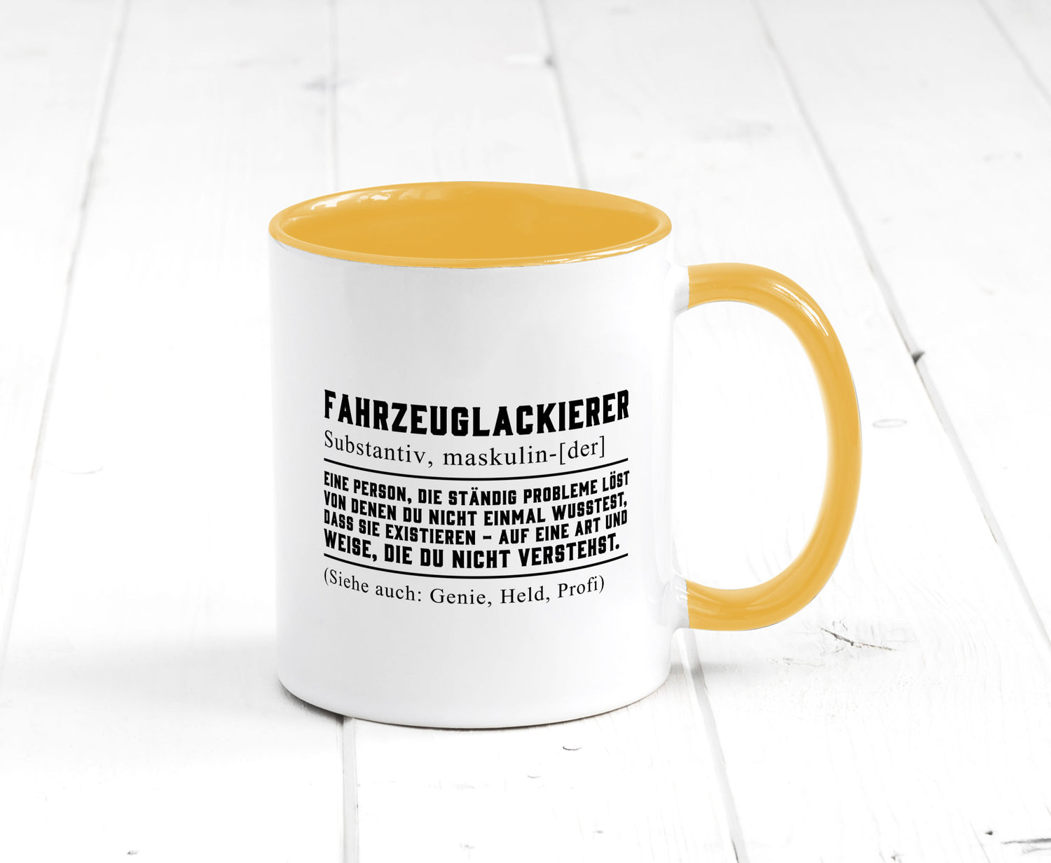 Fahrzeuglackierer | Definition Lackierer Autolackierer Humor Geschenkidee Tasse