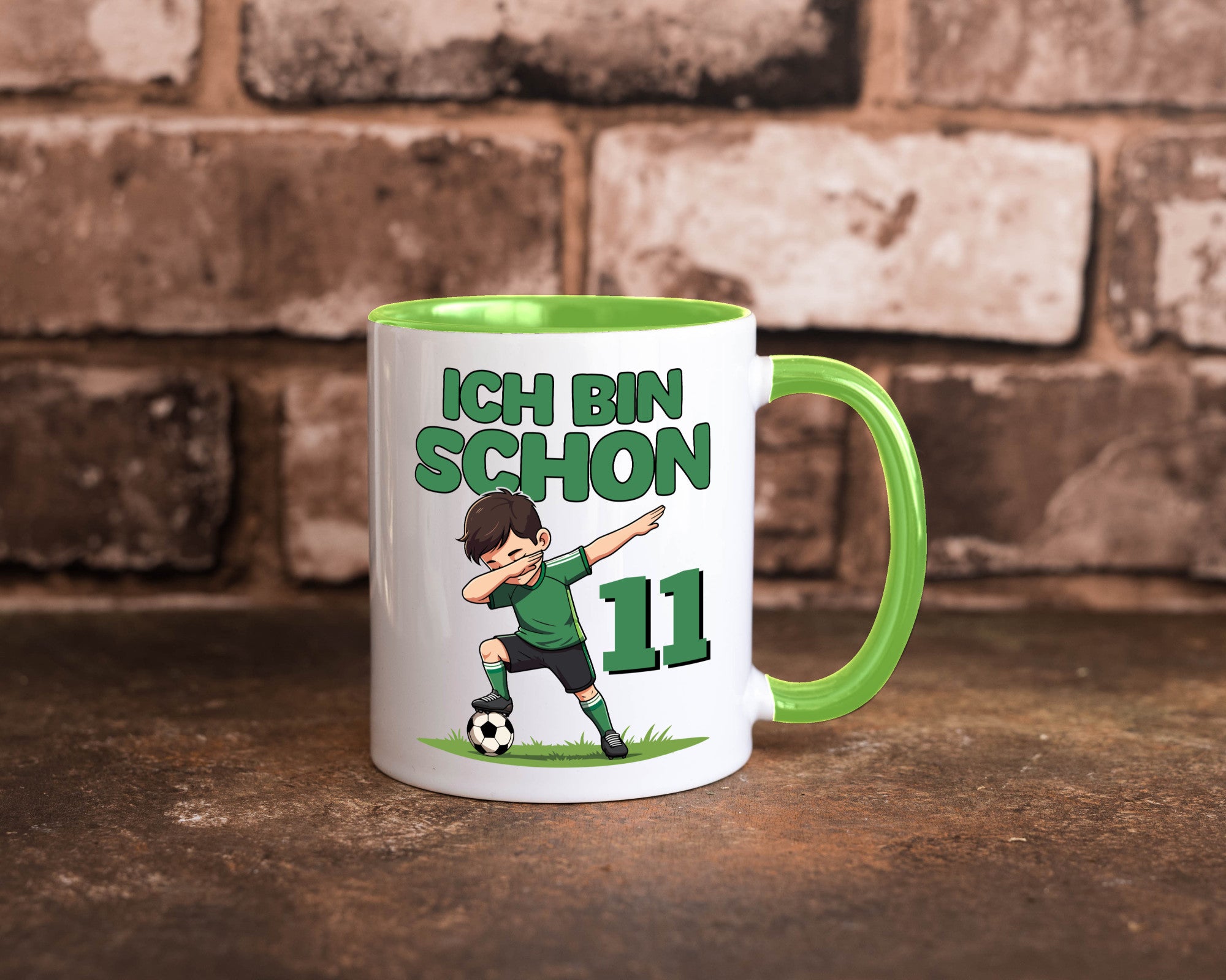11. Geburtstag | 11 Jahre Fußballer Geschenkidee Humor Tasse