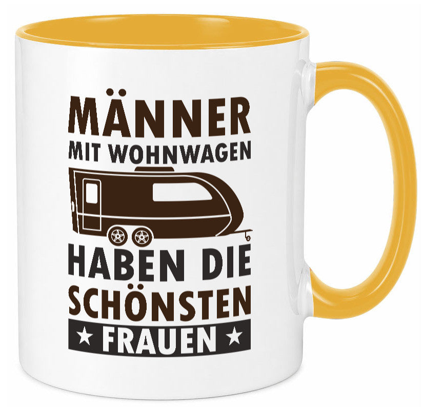 Männer mit Wohnwagen | Schönste Frauen Camping v2 lustig Humor Geschenkidee Tasse