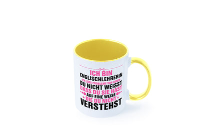 Löse Probleme: Englischlehrerin | Englisch Lehrerin Geschenk Humor Geschenkidee Tasse