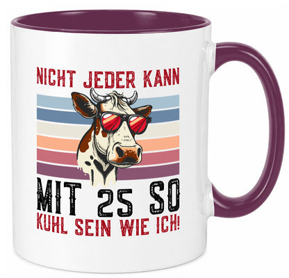 Mit 25 so gut aussehen | 24. Geburtstag Landwirt Bauer Humor Geschenkidee Tasse
