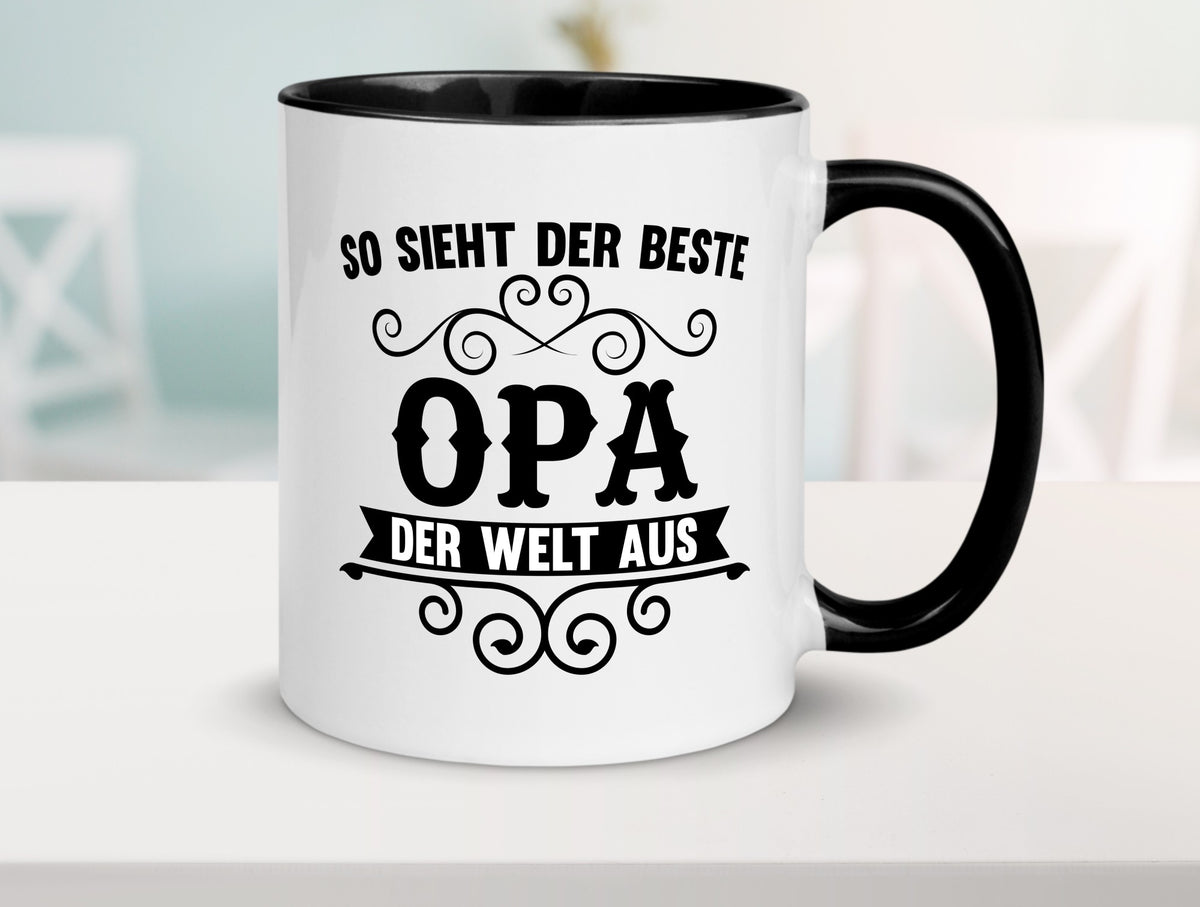 Der Beste Opa | Großvater Enkel Geschenkidee Familie Humor Tasse