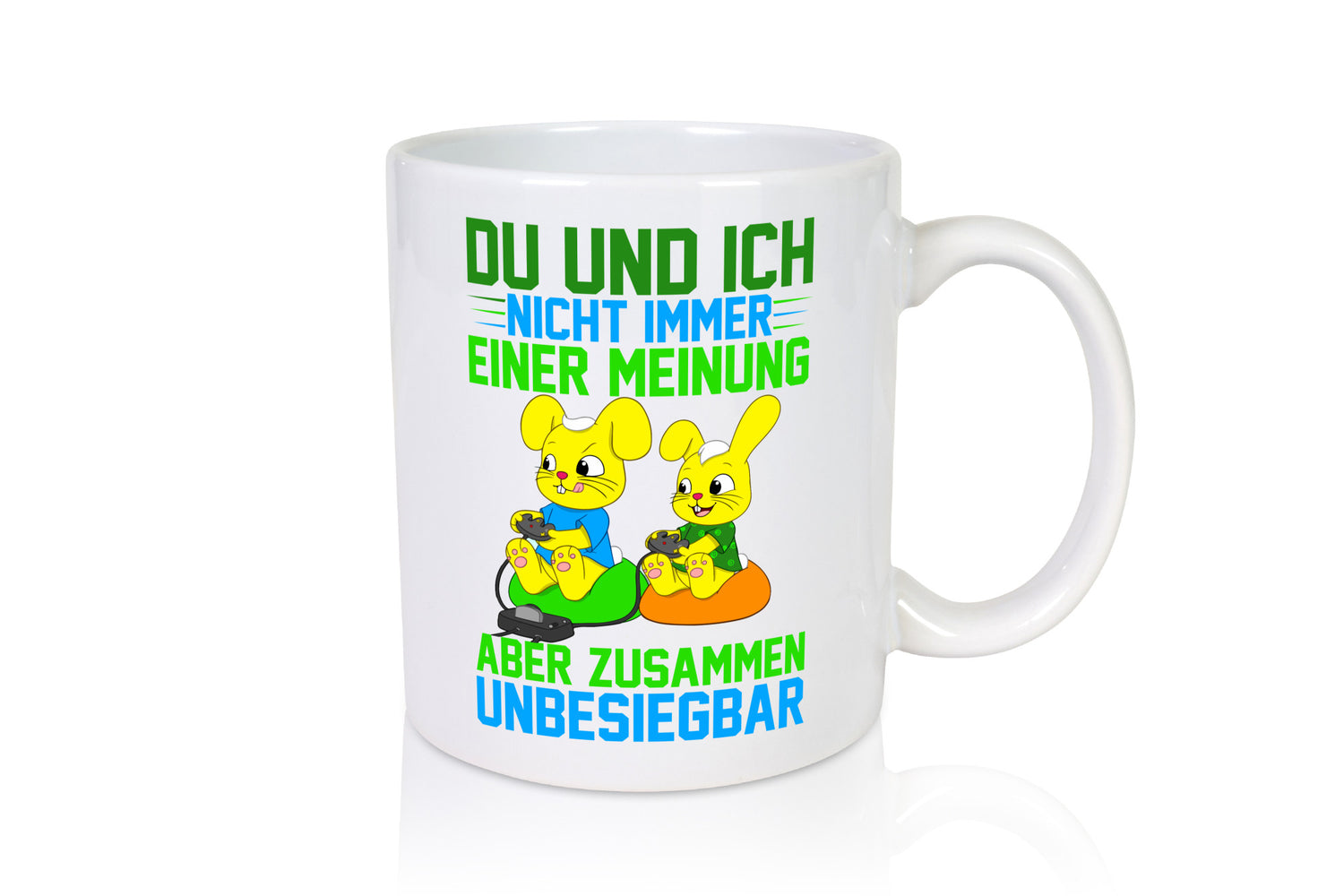Nicht immer einer Meinung | Geschwister Einhorn Faultier Humor Tierliebhaber