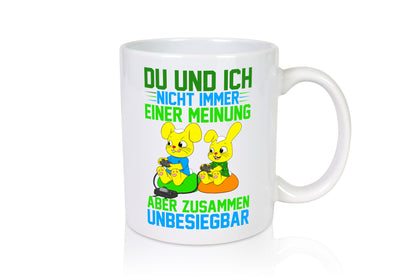 Nicht immer einer Meinung | Geschwister Einhorn Faultier Humor Tierliebhaber