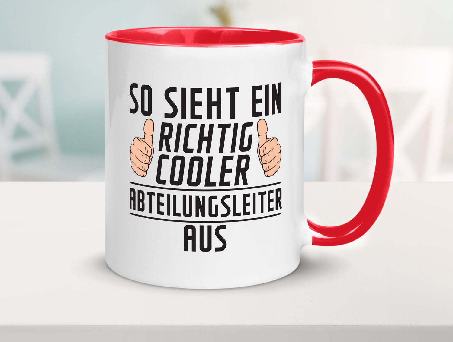 Richtig Cooler Abteilungsleiter| Führungskraft lustiger Spruch Geschenk Humor