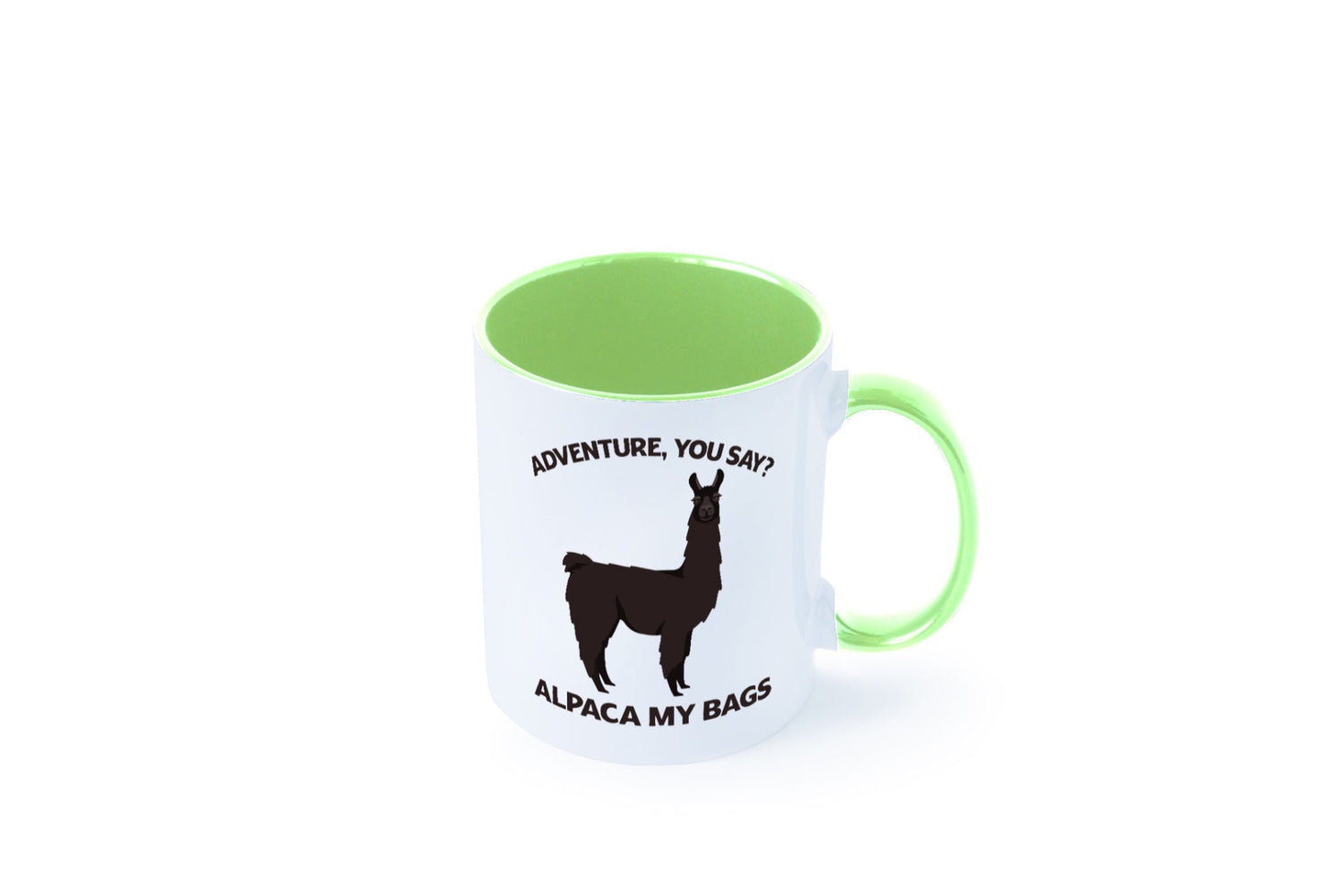 Adventure, Alpaca | Humor Geschenkidee Tasse