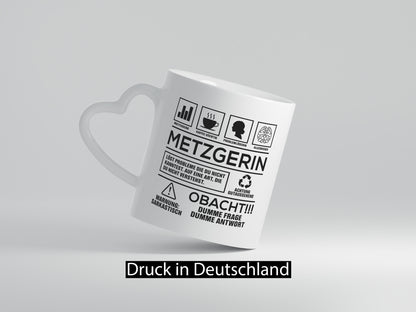 Achtung Probleme Metzgerin | Fleischerin Geschenk Humor Geschenkidee lustiger
