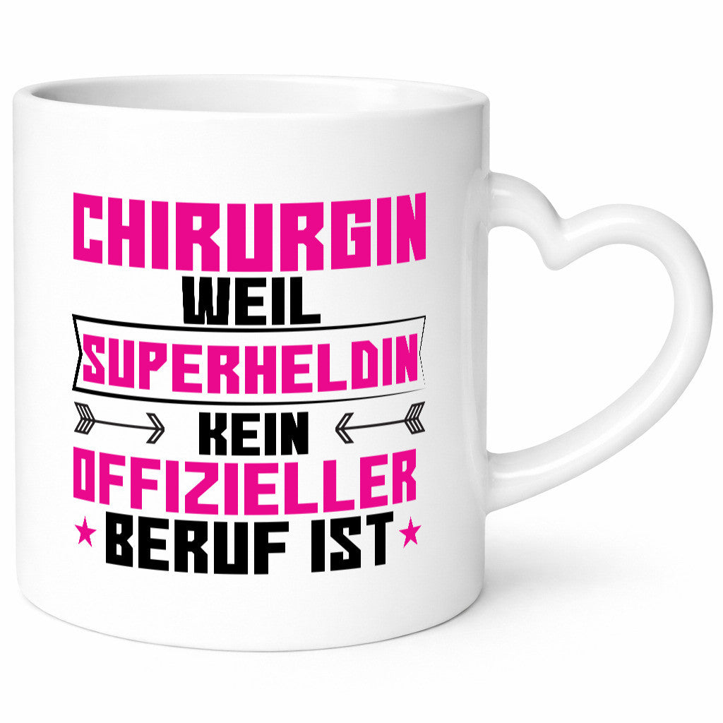 Superheldin Chirurgin | Chirurgie Krankenhaus Geschenkidee Humor Tasse