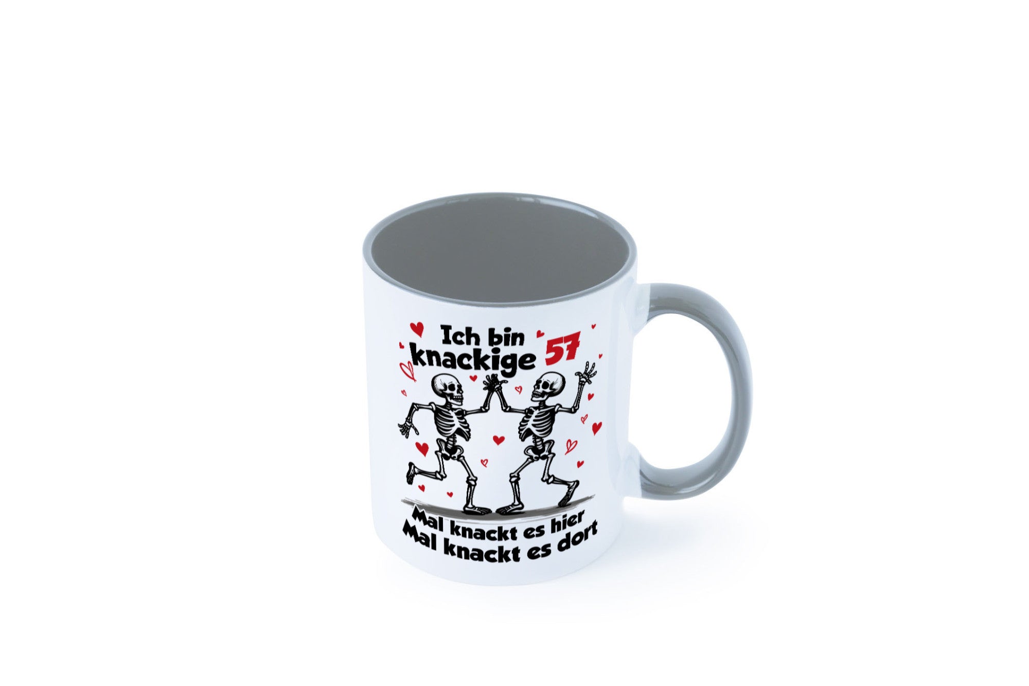 57. Geburtstag | Knackige 57 Ich bin alt lustig Geschenkidee Geschenk Tasse
