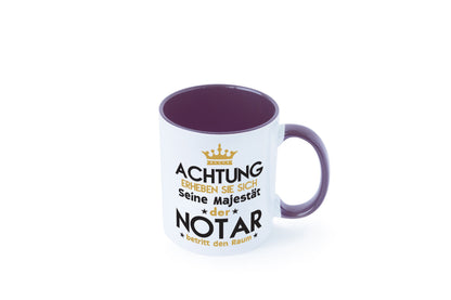 Seine Majestät Notar | Jurist Humor Geschenkidee Tasse