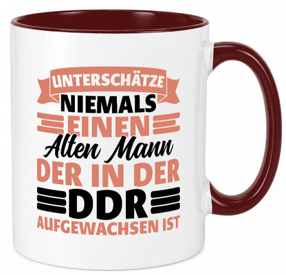 DDR Männer | Ostdeutschland Opa Ossi Vatertag vl7 Geschenk Familie Geschenkidee Tasse