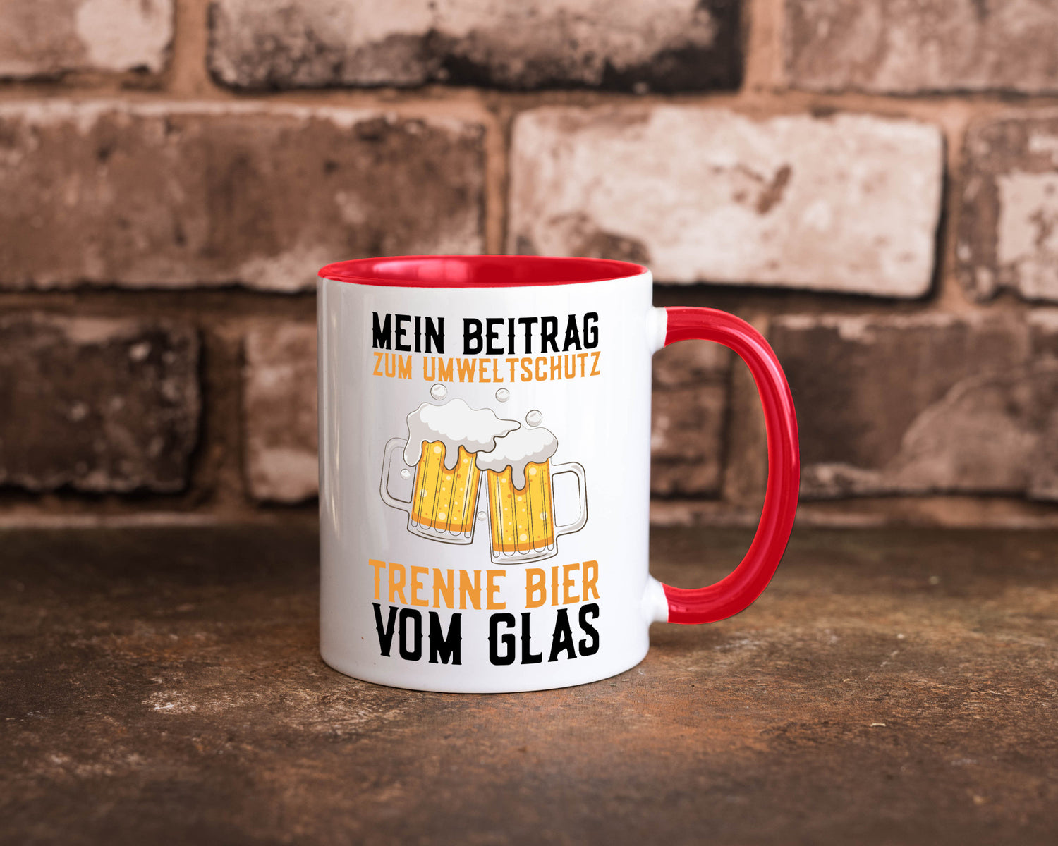 Beitrag zum Umweltschutz | Biertrinker Party Pils lustiger Spruch Geschenk