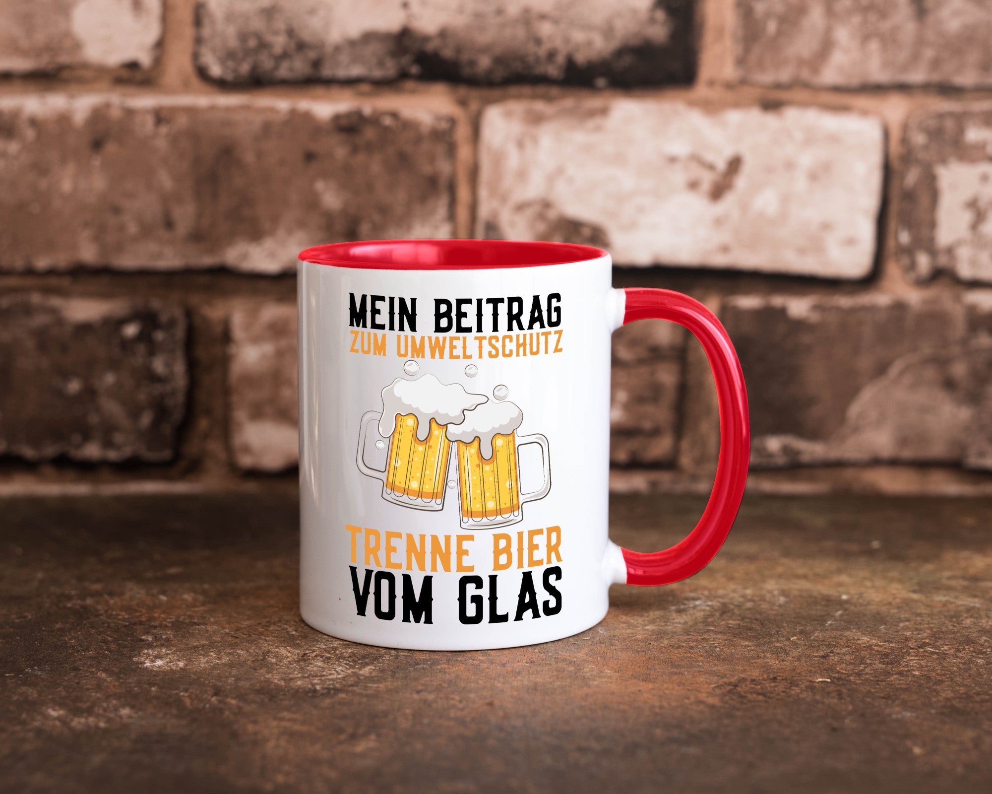 Beitrag zum Umweltschutz | Biertrinker Party Pils lustiger Spruch Geschenk