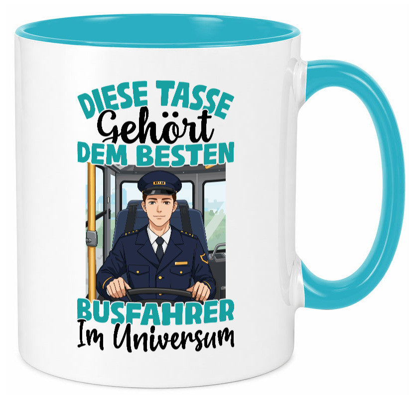 Im Universum: Busfahrer | Berufsfahrer Fahrer lustig Arbeit Kollegen Büro Tasse