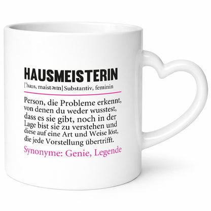 Hausmeisterin | Hauswart Beruf Spruch Humor Geschenkidee Arbeit Kollegen Büro