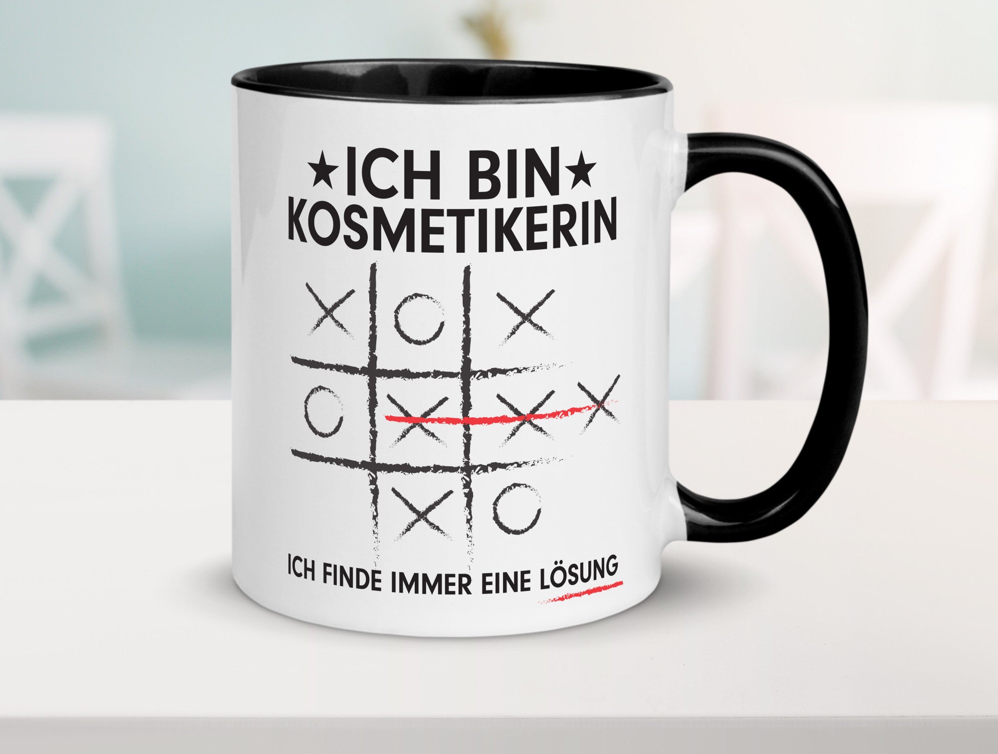 Löse Probleme: Kosmetikerin | Kosmetik Stylistin Geschenk Humor Geschenkidee