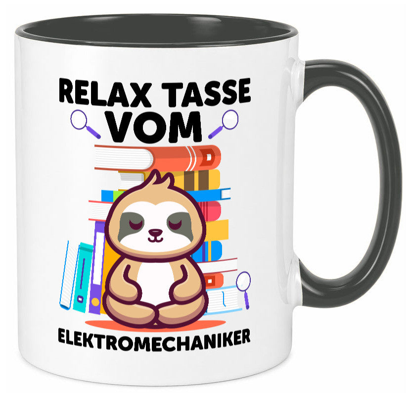 Relax Tasse: Elektromechaniker | Mechaniker Geschenk Humor Geschenkidee