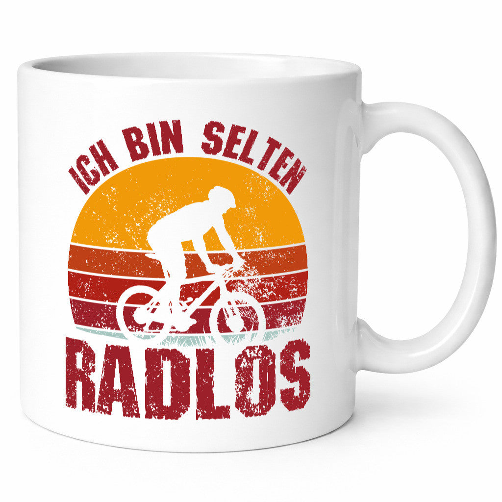 Ich bin Selten Radlos | Radfahrer Mountainbike Humor Geschenkidee Tasse