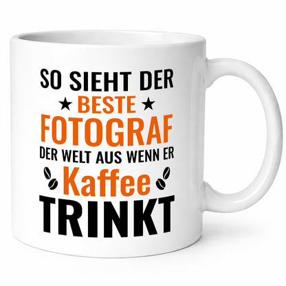 Kaffee trinkt: Fotograf | Fotografie Kamera Geschenkidee Humor Tasse