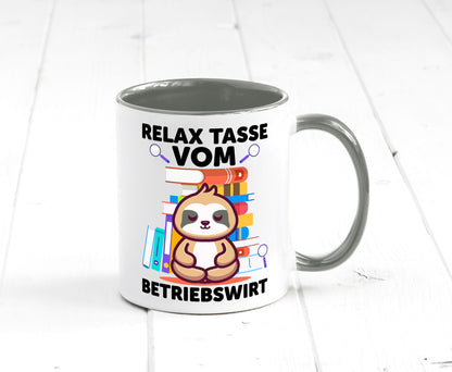 Relax Tasse: Betriebswirt | Betriebswirtschaft lustiger Spruch Geschenk Humor