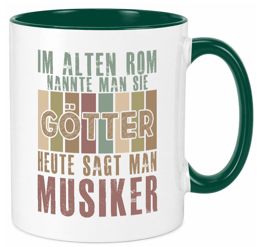 Heute sagt man: Musiker | Musik Musikant Humor Geschenkidee Tasse
