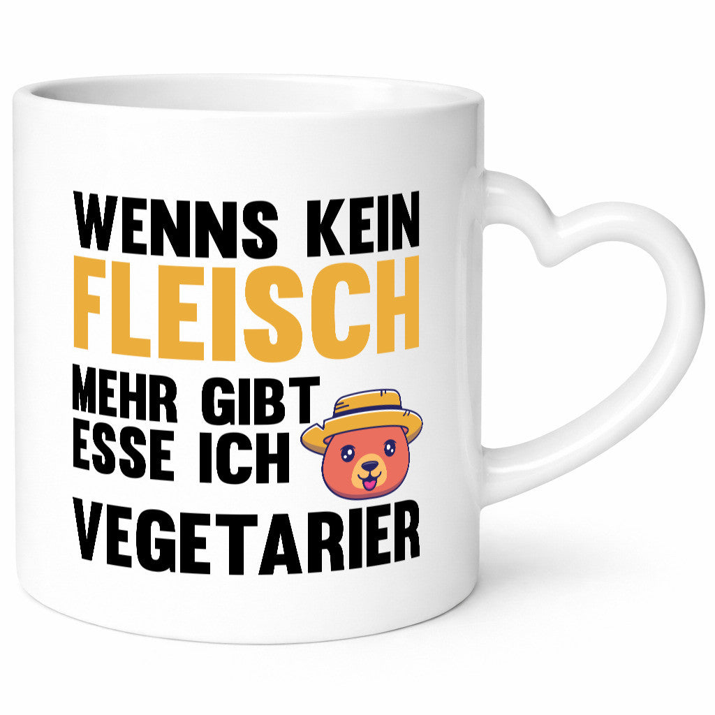 Wenns kein Fleisch mehr gibt | Vegetarier essen Geschenk Humor Geschenkidee