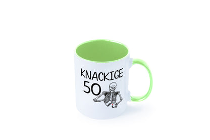 50. Geburtstag | Alt Knackig und Geschenk Geschenkidee lustiger Spruch Tasse