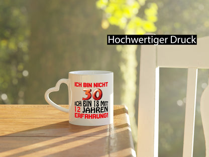 Ich bin nicht 30. lustiger Spruch Geschenk Humor Geschenkidee Tasse