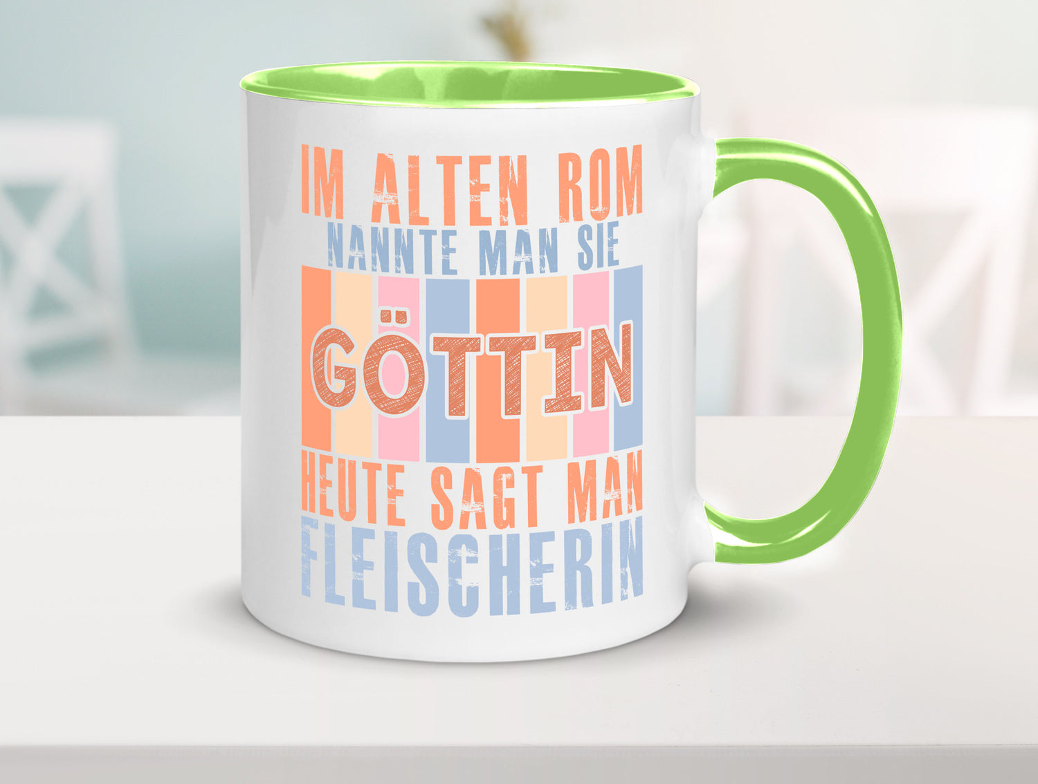 Heute sagt man: Fleischerin | Schlachterei lustig Humor Geschenkidee Geschenk