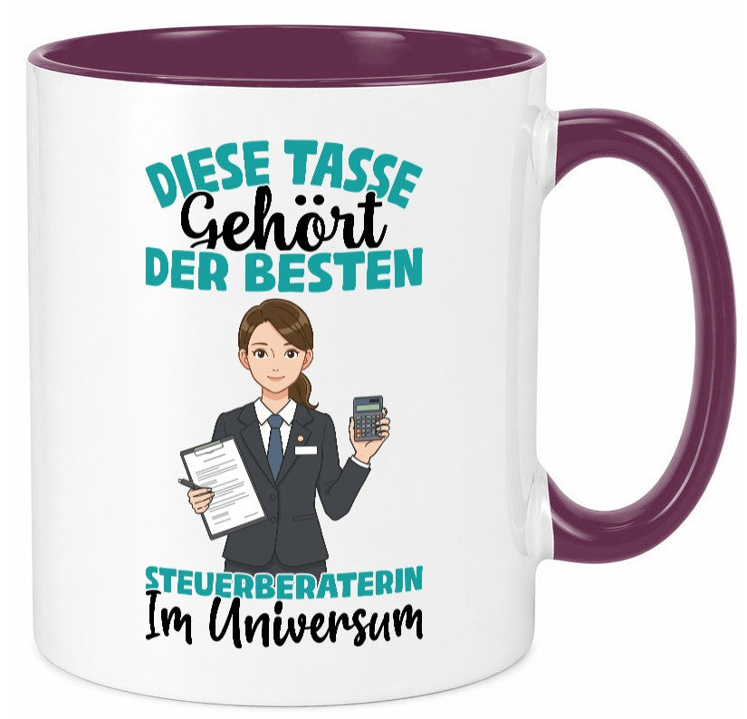 Im Universum: Steuerberaterin | Steuer Beratung Geschenkidee Humor Tasse
