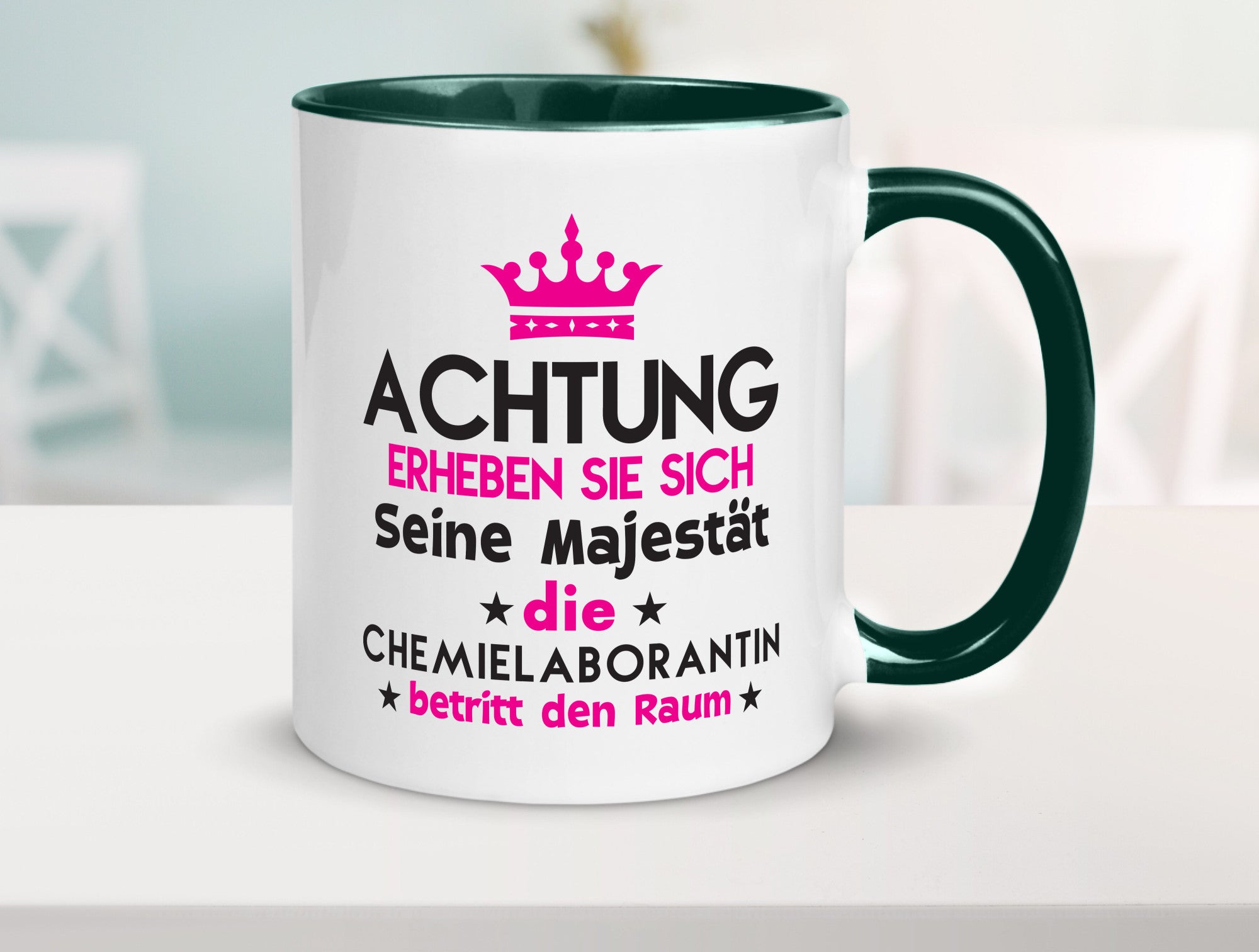 Seine Majestät Chemielaborantin | Laborantin Chemie Humor Geschenkidee Tasse