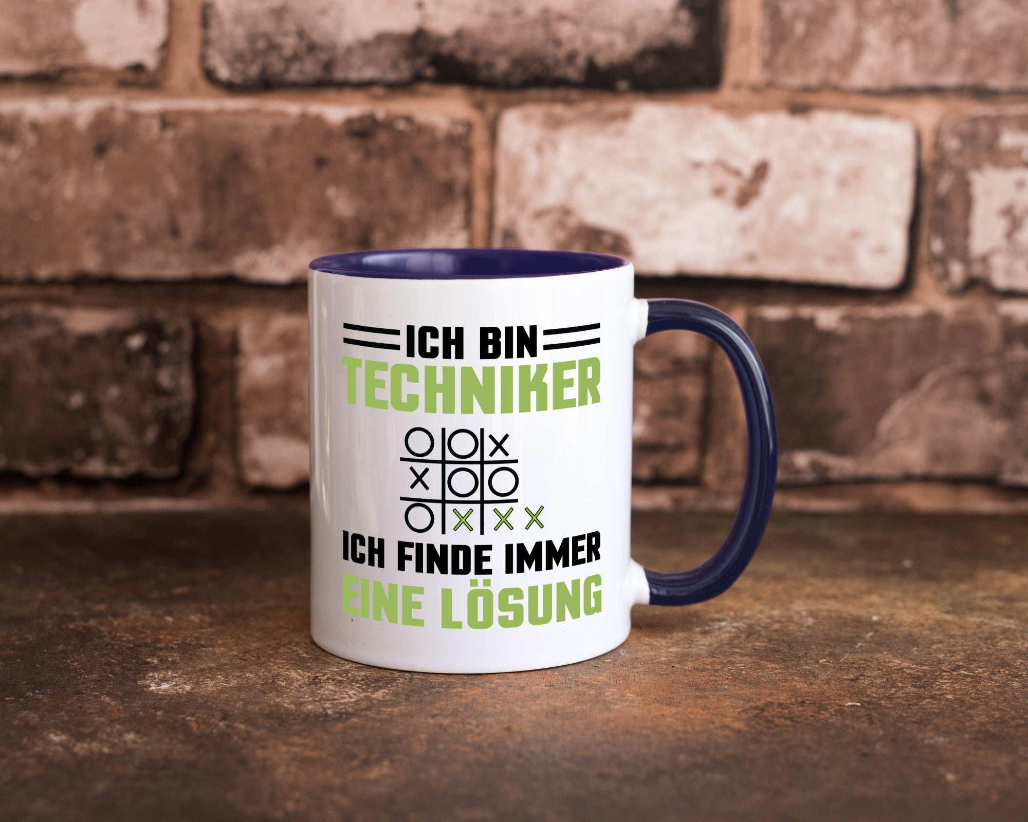 Ich bin Techniker finde immer eine Lösung | lustiger Spruch Geschenk Humor