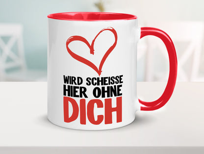 Wird Scheisse Geschenk Humor Geschenkidee lustiger Spruch Tasse