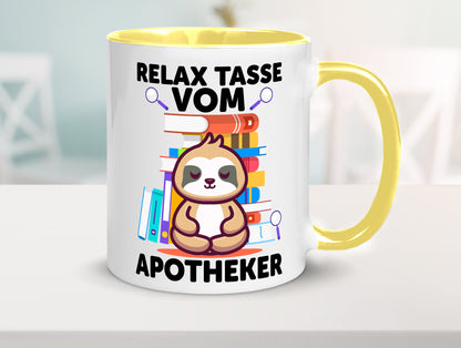 Relax Tasse: Apotheker | Apotheke Pharmazie lustiger Spruch Geschenk Humor